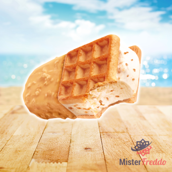 MAXIBON WAFFLE BLONDE CARAMEL Misterfreddo
